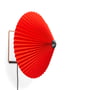 Hay - Matin væglampe LED, Ø 38 cm, lys rød