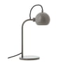 Frandsen - Ball Single bordlampe, varm grå blank