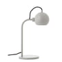 Frandsen - Ball Single bordlampe, lysegrå blank