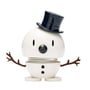 Hoptimist - Medium Snowman, hvid / blå