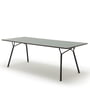 freestyle 120 -211 spisebord, 220 x 90 cm, gråoliven