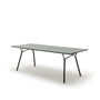 Freistil - 120 -201 spisebord, 160 x 90 cm, grå oliven