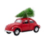 House Doctor - Xmas Cars dekorative biler, 12,5 cm / rød