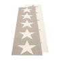 Pappelina - Viggo One vendbart tæppe, 70 x 250 cm, mud / vanilla