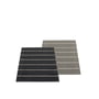 Pappelina - Carl vendbart tæppe, 70 x 90 cm, black / charcoal