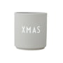 Design Letters - AJ Favourite Porcelæn krus, X-Mas / cool grå