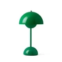 & Tradition - Flowerpot batteri bordlampe VP9 med magnetisk ladekabel, blank, signalgrøn