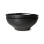 HKliving - Bold & Basic keramikskål, Ø 17 cm, sort (sæt med 2)