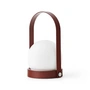 Audo - Carrie batteri bordlampe, burned red