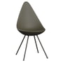 Fritz Hansen - Drop stol, brun bronze / olivengrøn
