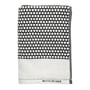Mette Ditmer - Grid badehåndklæde 70 x 140 cm, sort / off-white