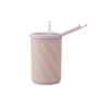 Design Letters - Kids life sugerør kop 330 ml, lavendel