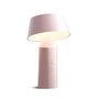 marset - Bicoca batteri LED bordlampe, H 22,5 x Ø 14 cm, lyserød