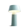 marset - Bicoca batteri LED bordlampe, H 22,5 x Ø 14 cm, lyseblå