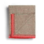 Røros Tweed - Una uldtæppe 200 x 150 cm, tofarvet rød/grøn
