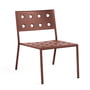 Hay - Balcony Lounge Chair, jernrød