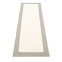 Pappelina - Ilda vendbart tæppe, 70 x 240 cm, varm grå / vanilje