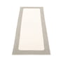 Pappelina - Ilda vendbart tæppe, 70 x 180 cm, varm grå / vanilje