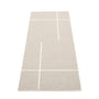 Pappelina - Fred vendbart tæppe, 70 x 180 cm, hør/vanilje