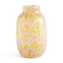 Hay - Splash Vase L, Ø 17,5 x H 27 cm, lys pink og gul