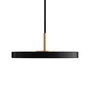 Umage - Asteria Micro LED pendel V2, messing / sort