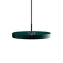 Umage - Asteria Mini LED pendel, sort / forest green