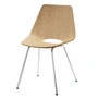 Thonet - S 661 stol, krom/eg