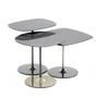 Kartell - Thierry sidebord Trio, grå (sæt med 3)