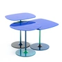 Kartell - Thierry sidebord trio, blå (sæt med 3)