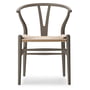 Carl Hansen - CH24 Soft Wishbone Chair Ilse Crawford, blød slate bøg / naturlig vævning