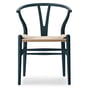 Carl Hansen - CH24 Soft Wishbone Chair Ilse Crawford, bøg blød north sea / naturlig vævning
