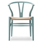 Carl Hansen - CH24 Soft Wishbone Chair Ilse Crawford, bøg blødt pewter / naturlig vævning