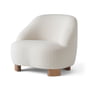 & Tradition - Margas LC1 Lounge Chair, olieret eg/elfenben (Karakorum 001)