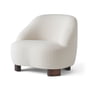 & Tradition - Margas LC1 Lounge Chair, valnød/elfenben (Karakorum 001)
