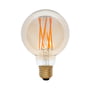 Tala - Elva LED-lampe E27 6W, Ø 9,5 cm, gennemsigtig gul
