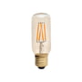 Tala - Lurra LED pære E27 3W, Ø 3,8 cm, gennemsigtig gul