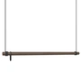 Lind DNA - Swing hængende garderobe L (110 cm), røget eg / sort læder