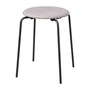 Fritz Hansen - Dot skammel, grå / beige / hvid / base grafit