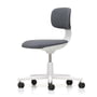 Vitra - Rookie kontorstol, blød grå / Tress blågrå (hjul på hårdt gulv)