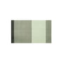 tica copenhagen - Stripes Horizontal løber, 67 x 120 cm, lys / støvet / mørkegrøn