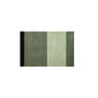 tica copenhagen - Stripes Horizontal løber, 60 x 90 cm, lys / støvet / mørkegrøn
