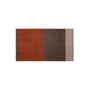 tica copenhagen - Stripes Horizontal løber, 67 x 120 cm, sand / brun / terracotta