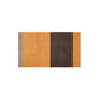 tica copenhagen - Stripes Horizontal løber, 67 x 120 cm, dijon / brun / sand