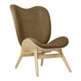 Umage - A Conversation Piece Tall lænestol, naturlig eg/ sugar brown