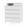 Montana - Keep kommode med ben, new white / snow