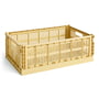 Hay - Colour Crate kurv L, 53 x 34,5 cm, golden yellow, recycled