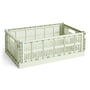 Hay - Colour Crate kurv L, 53 x 34,5 cm, mint, recycled