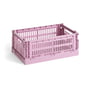 Hay - Colour Crate kurv S, 26,5 x 17 cm, dusty rose, recycled