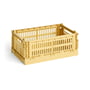 Hay - Colour Crate kurv S, 26,5 x 17 cm, golden yellow, recycled
