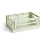 Hay - Colour Crate kurv S, 26,5 x 17 cm, mint, recycled